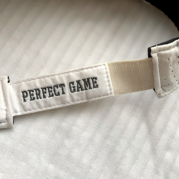 NIKE Perfect Game PG Baseball Tournament White Visor Swoosh Embroidered RARE HTF - Picture 6 of 8